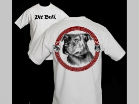 Pit Bull TS 01615 pánske biele tričko PROUD AND STRONG 100%bavlna 
